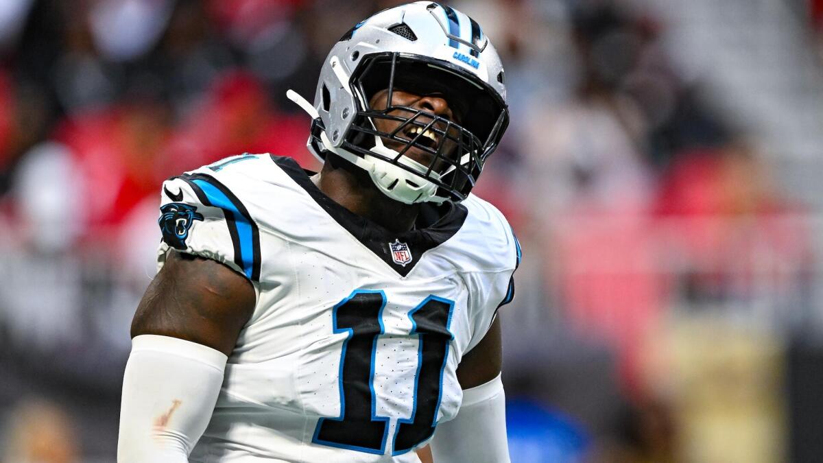 Nic Scourton torn ACL hits Panthers on first day of training camp