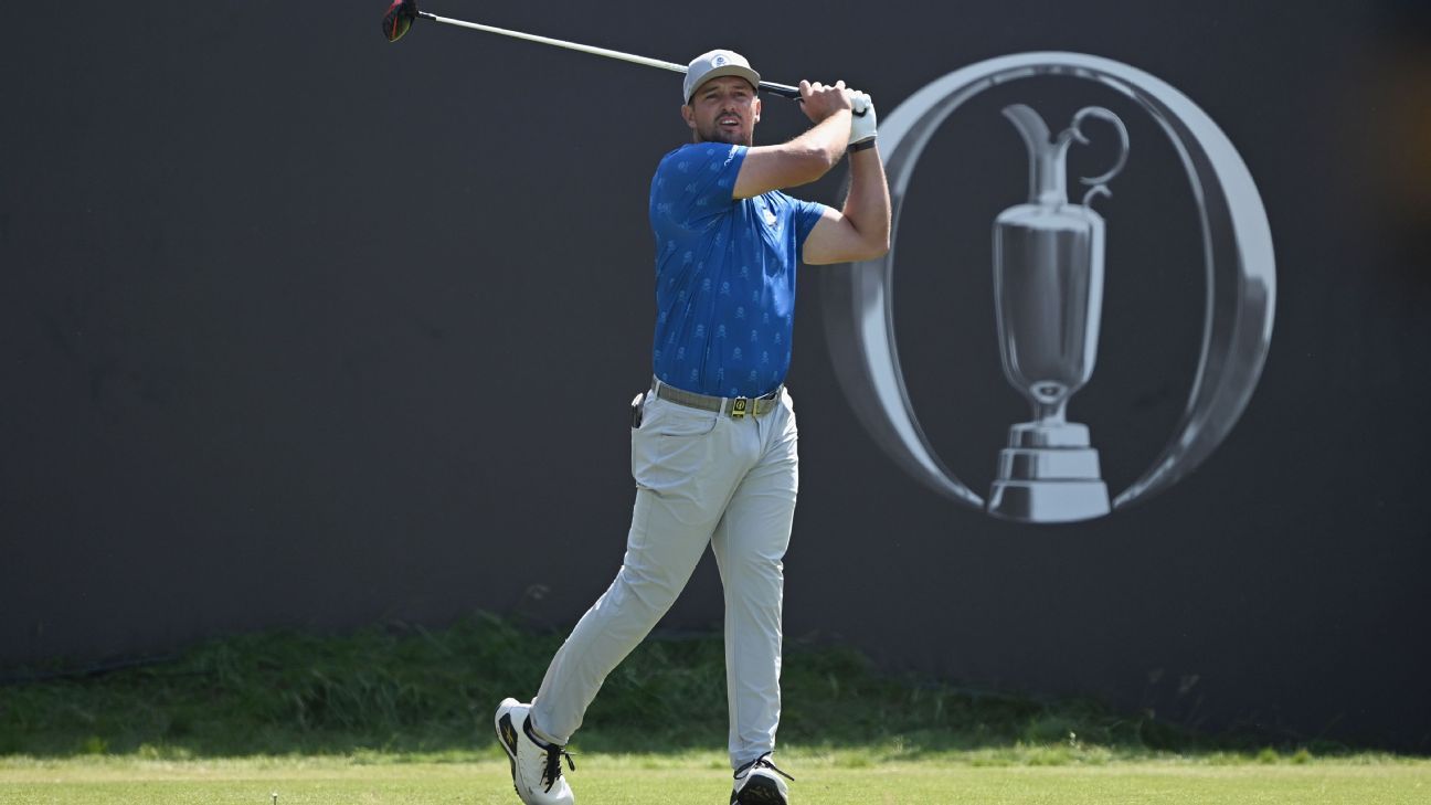 DeChambeau docked two shots after Open surge hits tall-grass snag