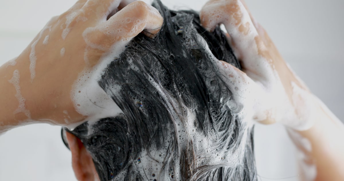Dermatologists say most shampoos can stay in the pregnancy shower