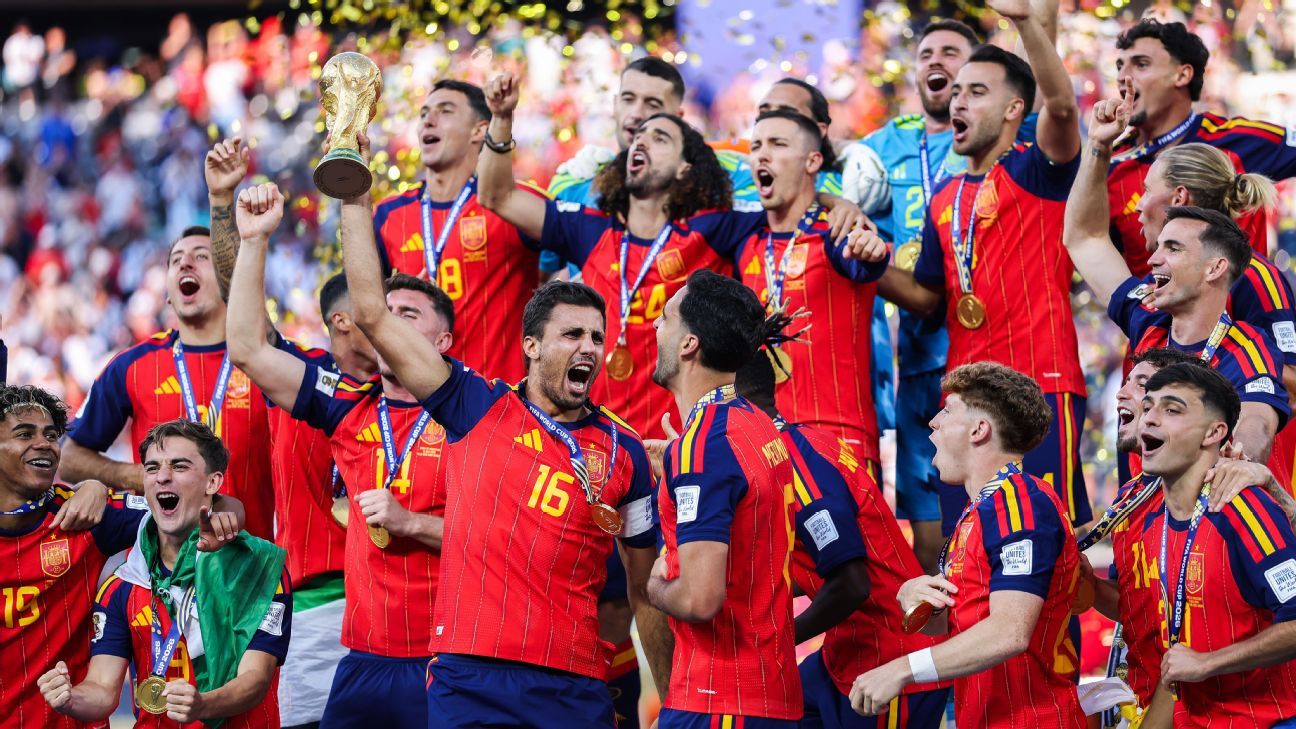 Spain World Cup win came from midfield muscle, ESPN analysis says