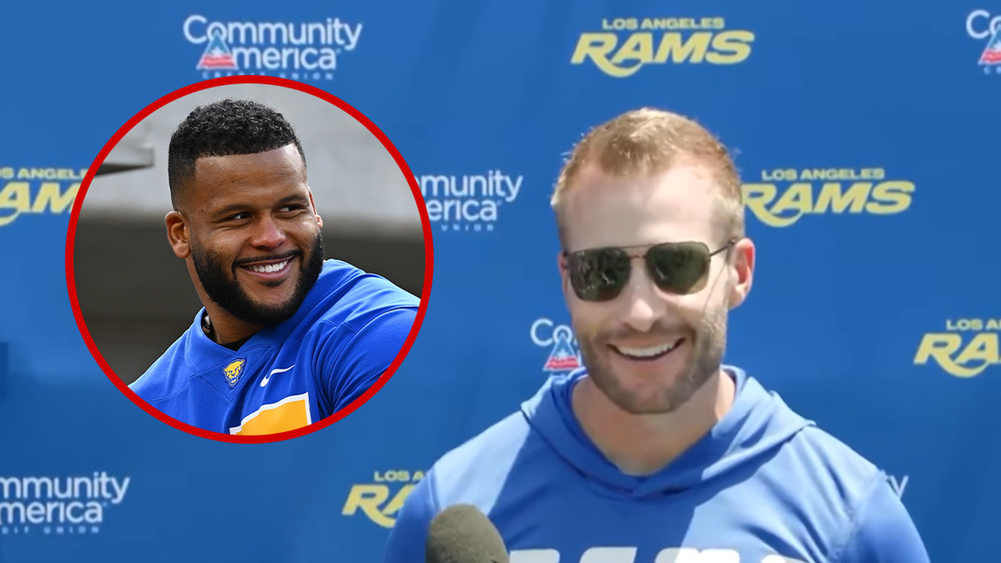 Aaron Donald comeback talks are alive, Sean McVay says