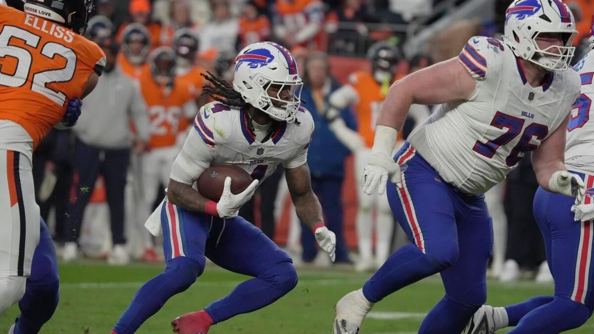 SportsLine model flags Malik Nabers and James Cook as 2026 fantasy risks