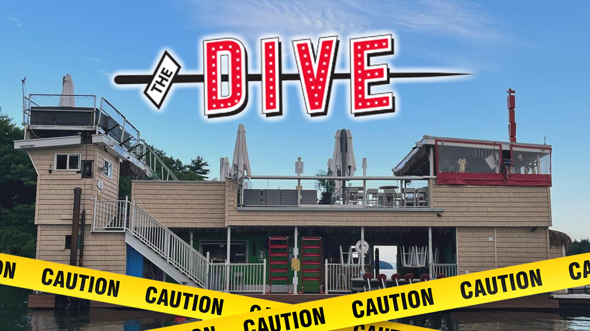 The Dive Lake Winnipesaukee fire destroys floating bar, no injuries reported
