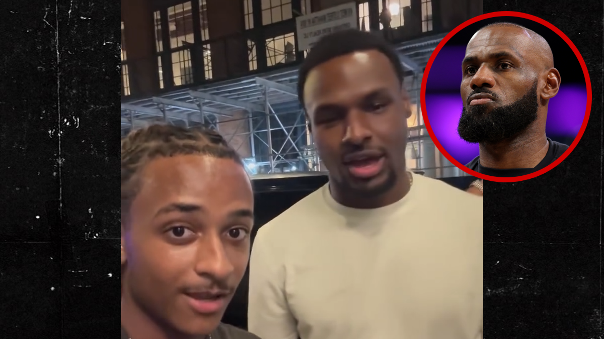 Bronny James says he does not know LeBron’s free agency plan