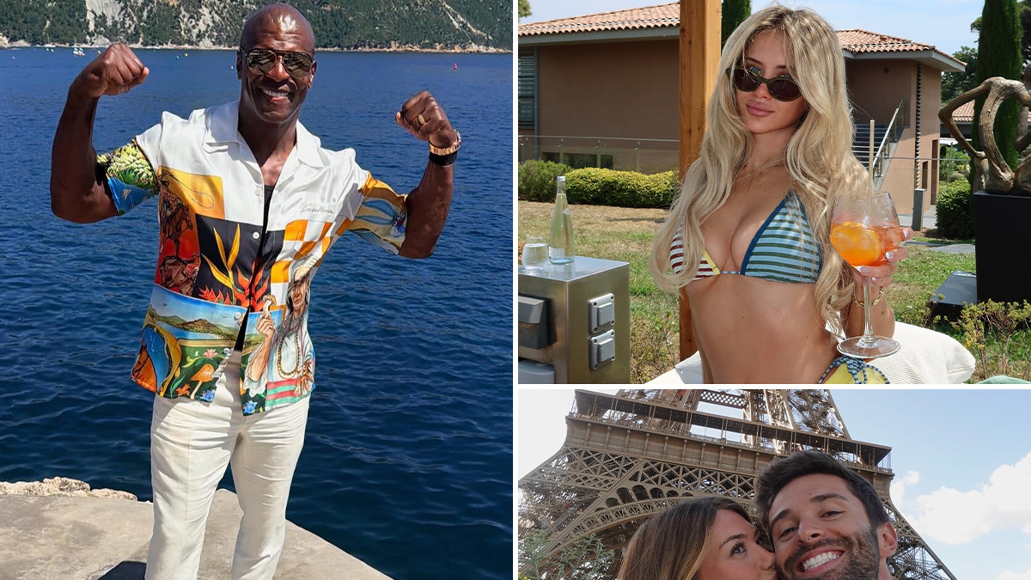 Celebrity vacations in France: Jake Miller, Terry Crews and more share summer pics