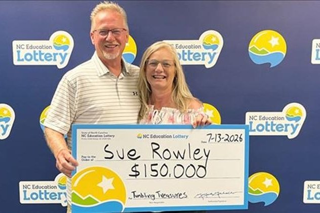Sleepless North Carolina woman wins $150,000 on phone lottery game
