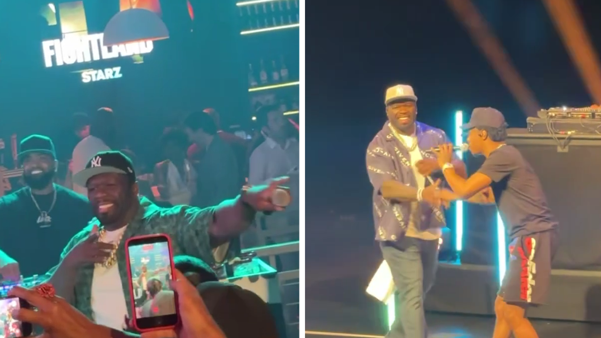 50 Cent turns Fightland premiere into a surprise concert
