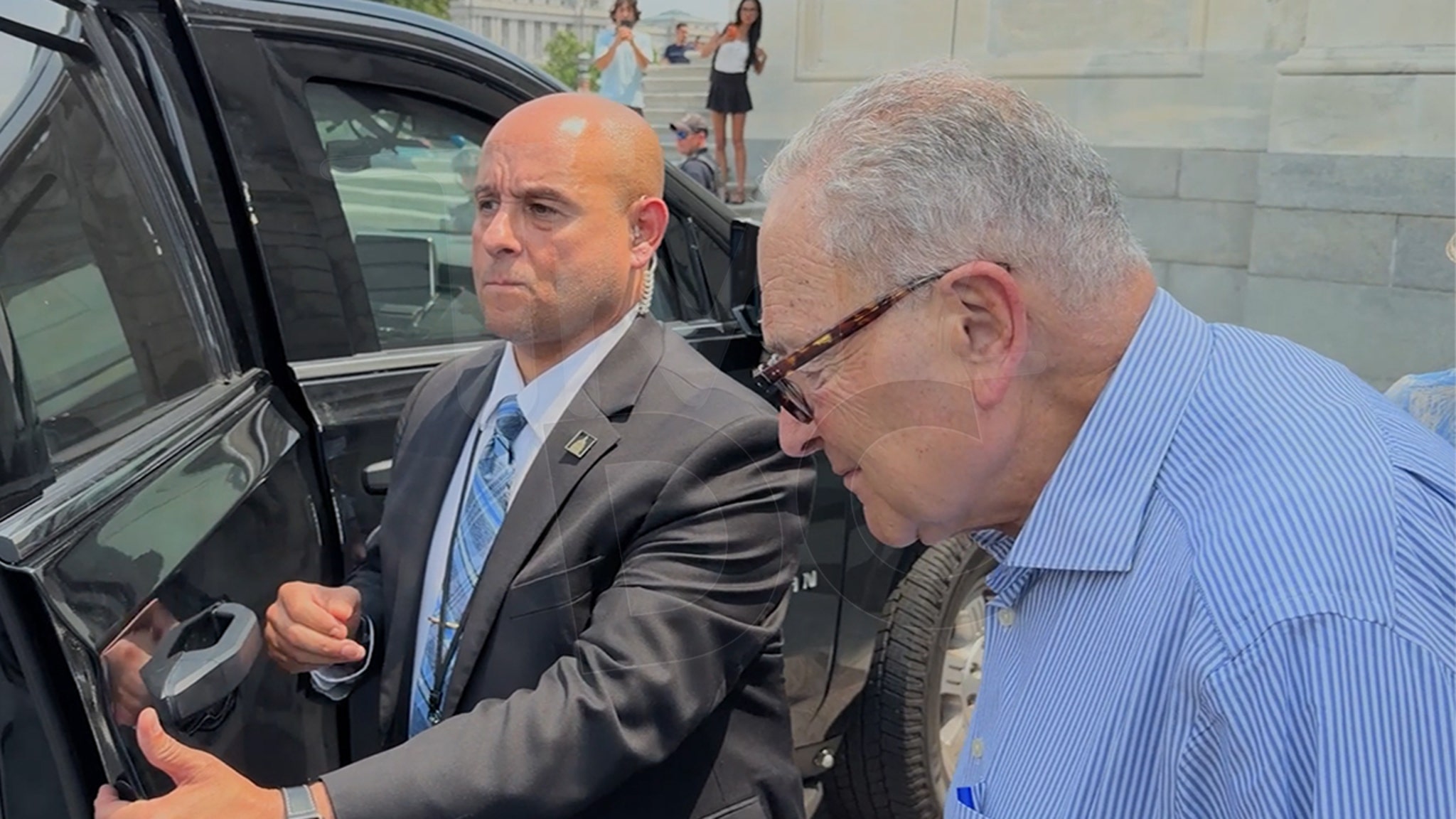 Schumer stays silent after Senate floor fart question