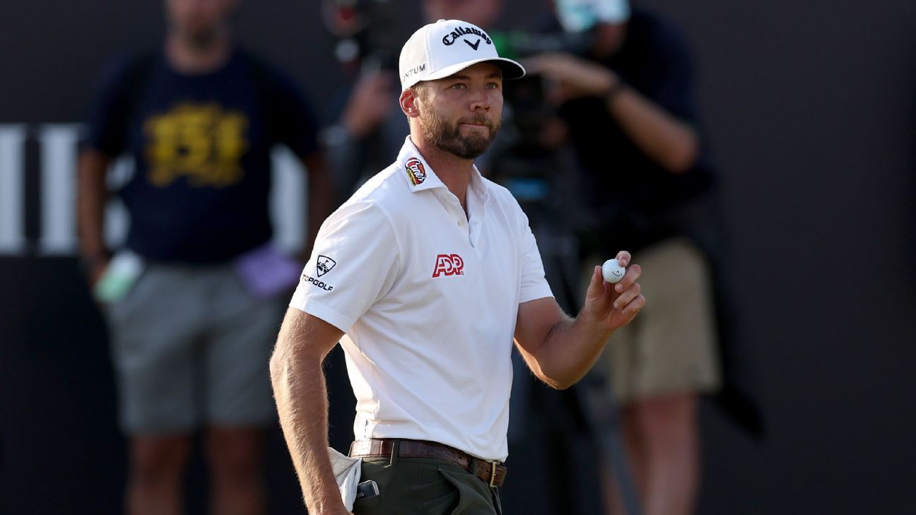 Sam Burns grabs two-shot Open lead at Royal Birkdale