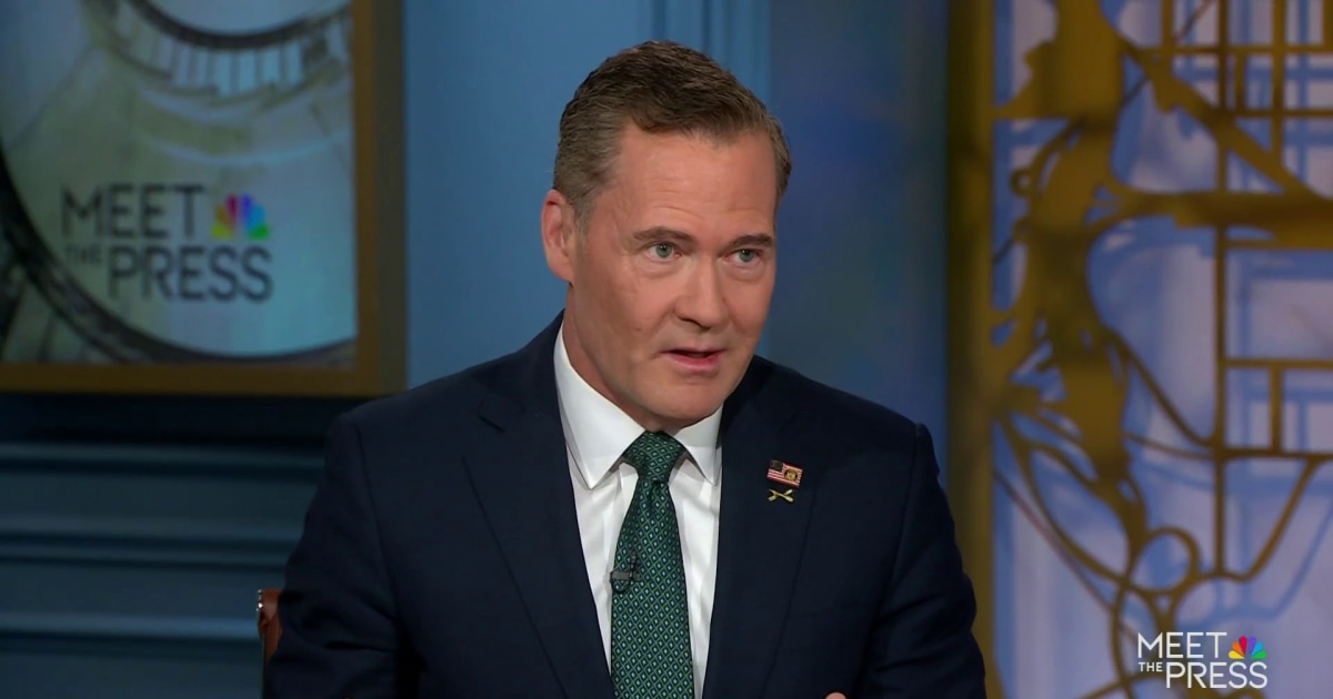 Mike Waltz says military supplies are sufficient amid munitions worries