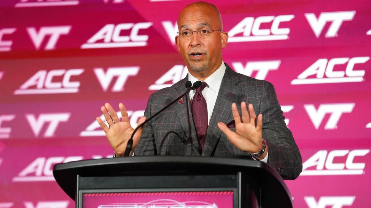 James Franklin puts Virginia Tech’s offseason buzz on the clock