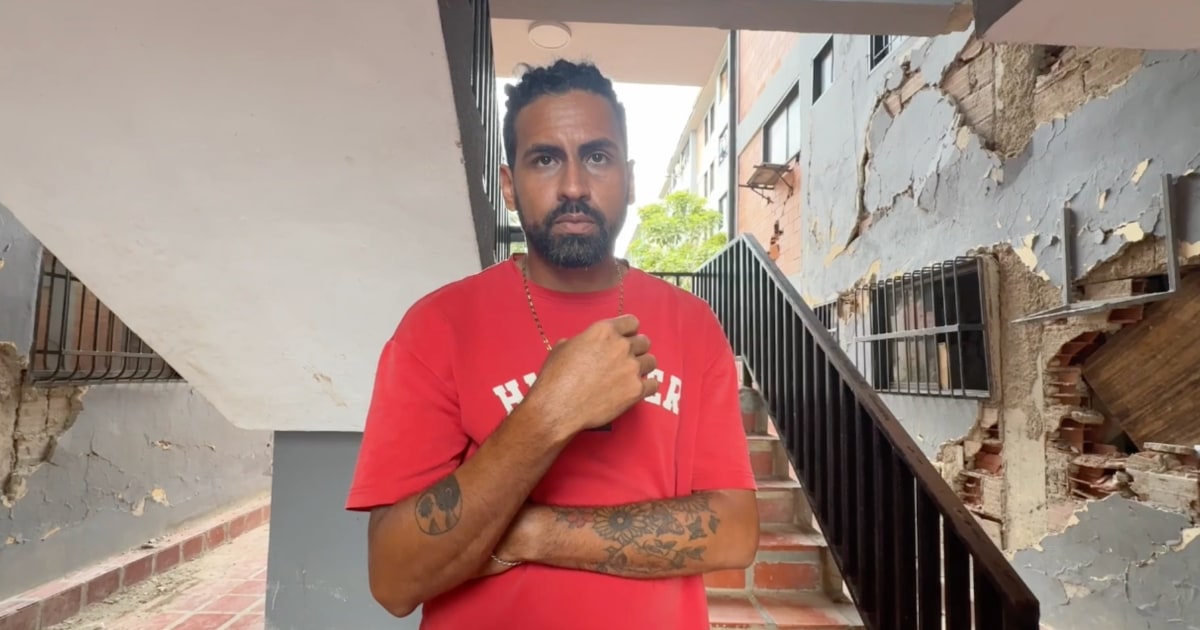Venezuela earthquakes leave La Guaira families in tents with little water