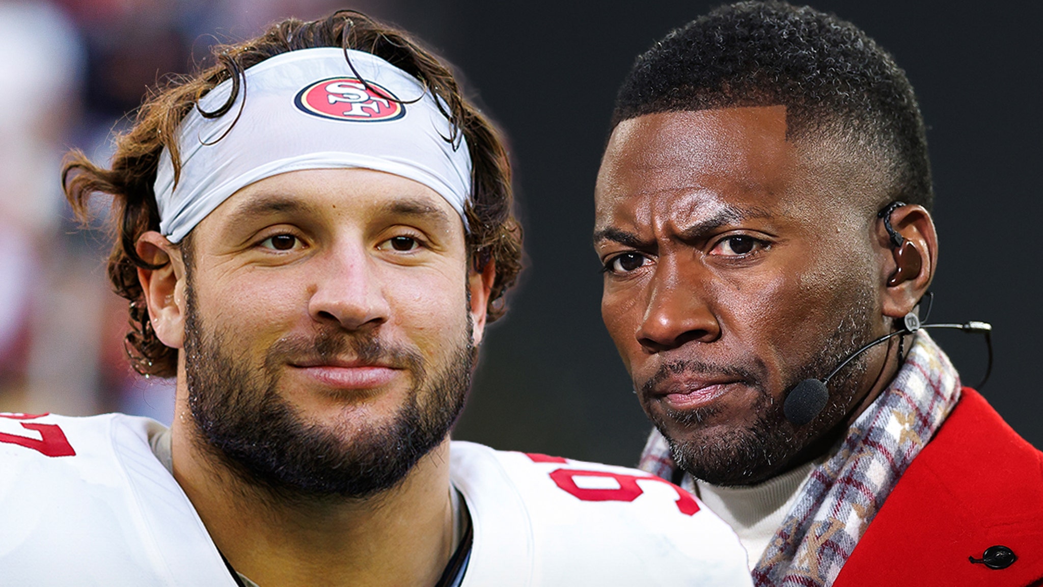 Nick Bosa reacts to Ryan Clark layoff with one spicy emoji