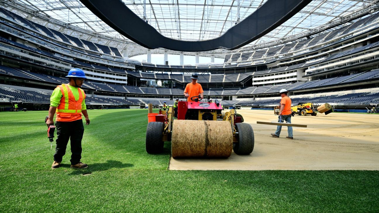 NFL players seize World Cup grass moment in turf fight