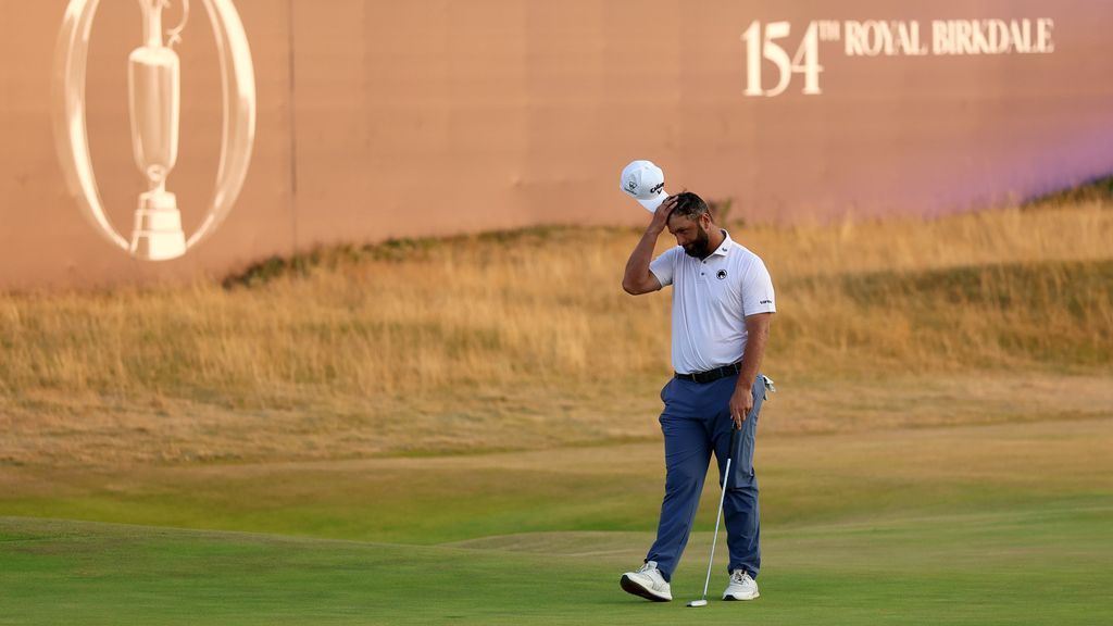 Jon Rahm warned at Open after iron toss on No. 15