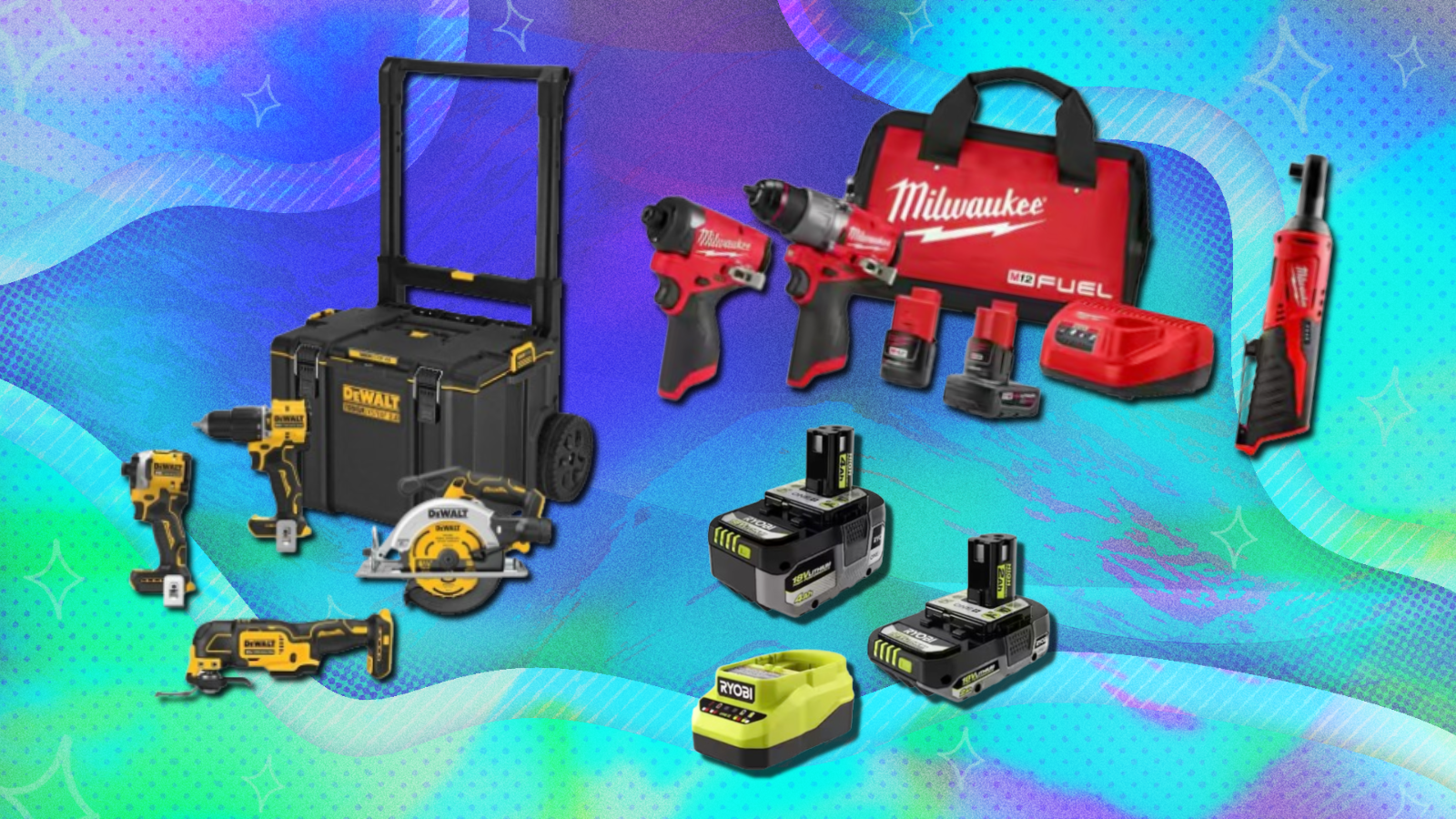 Home Depot power tool sale cuts Ryobi, DeWalt and Milwaukee kits