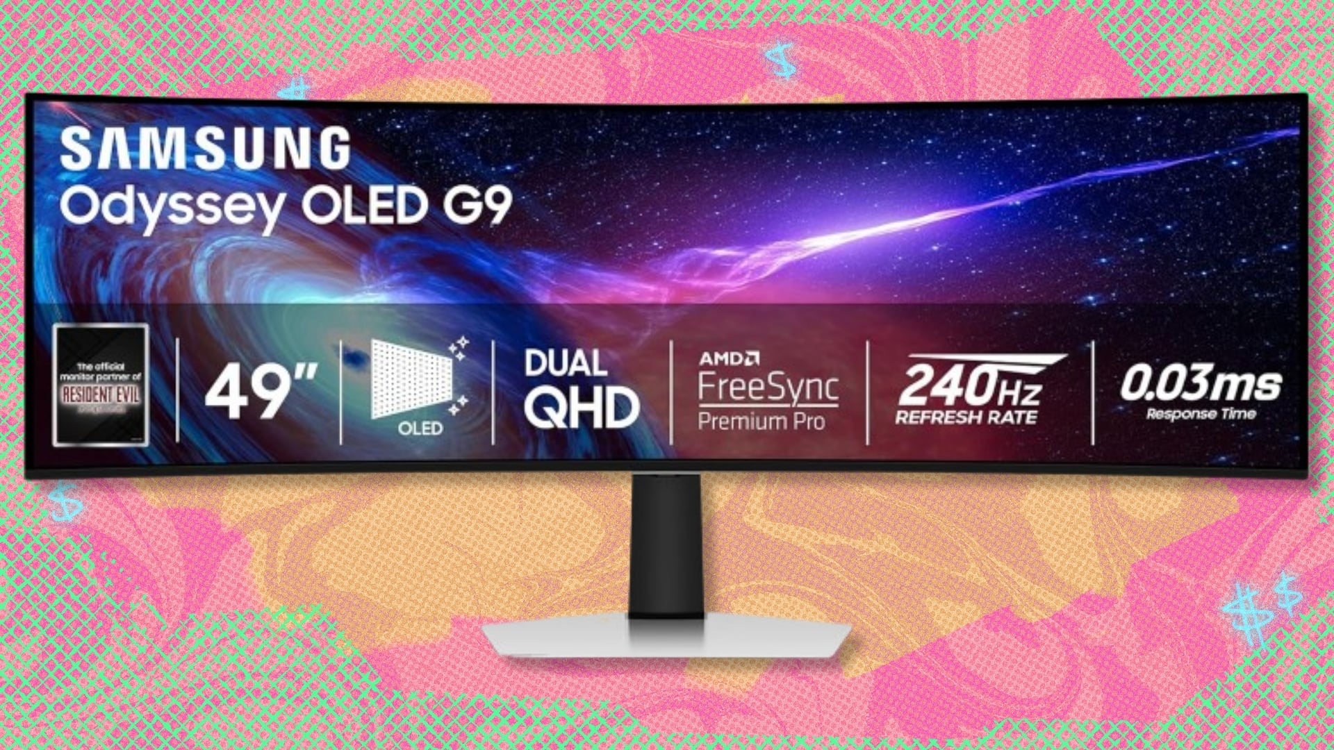 Samsung Odyssey G9 Amazon deal drops 49-inch OLED monitor to $899.99
