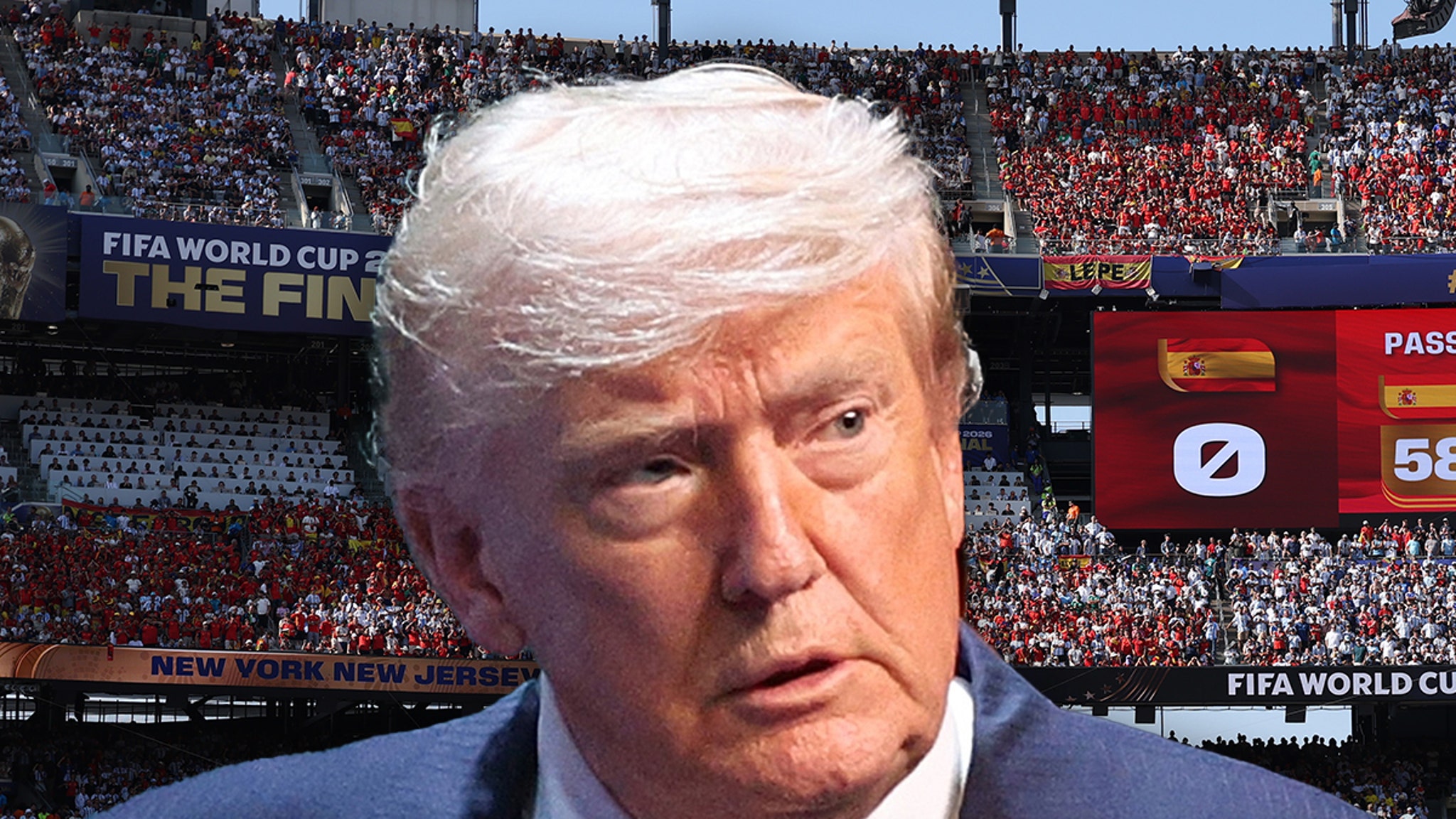 Trump booed as World Cup final crowd spots him on stadium screens