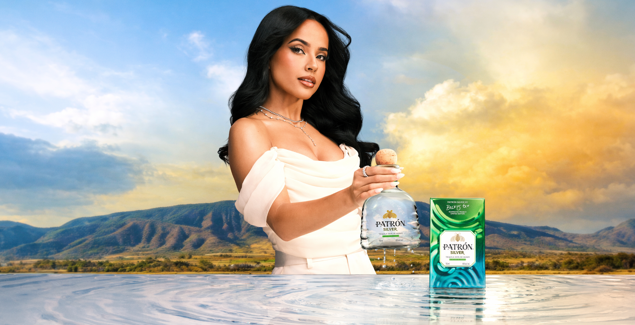Becky G Patrón tequila bottles drop for National Tequila Day