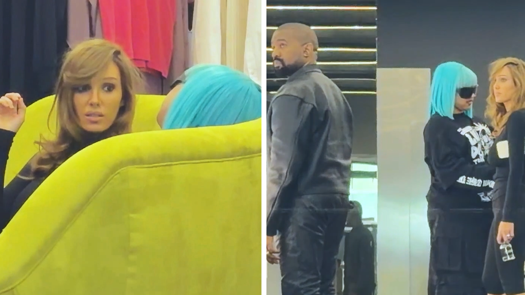 North West shops with Bianca Censori and Kanye West in Los Angeles