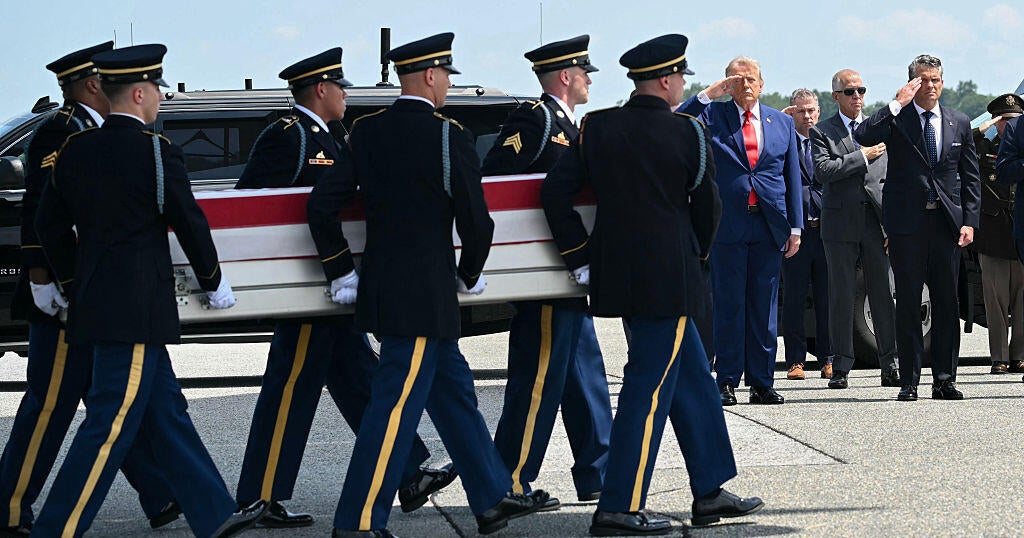 Trump attends Dover transfer for four soldiers killed in Middle East