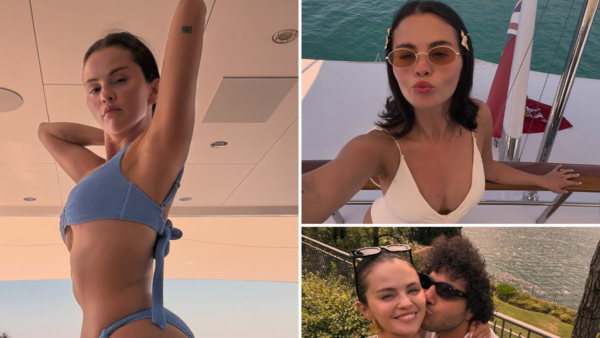 Selena Gomez vacation photos show boat trip with Benny Blanco