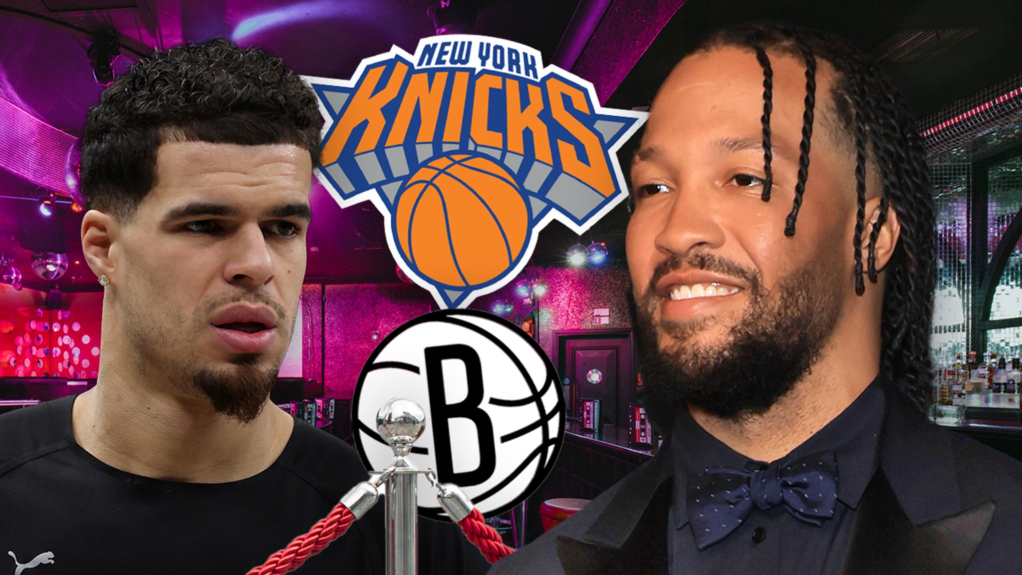 Jalen Brunson club video shows Knicks star waved past security