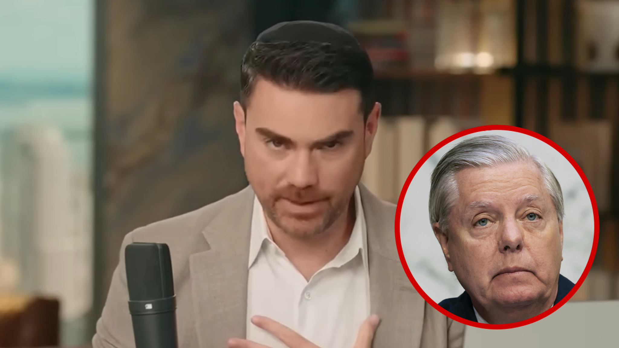 Ben Shapiro swings from Lindsey Graham death segment to ZipRecruiter ad