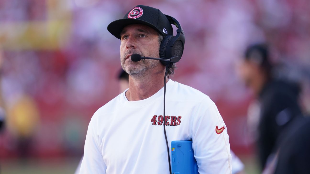 Kyle Shanahan car accident limits 49ers coach as camp opens