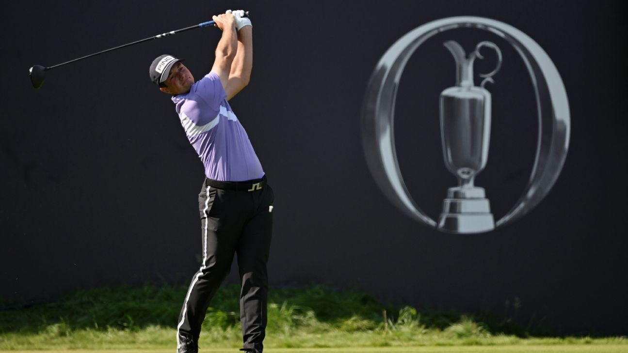 Scheffler starts Open defense in the hunt at Royal Birkdale