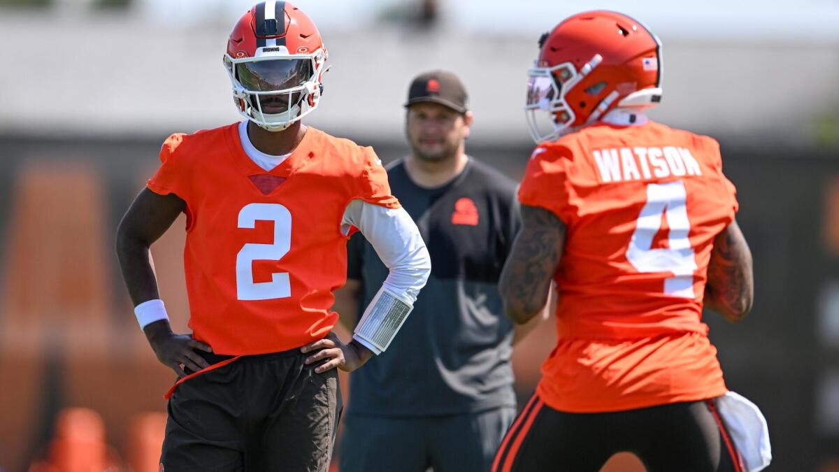 Shedeur Sanders says Browns QB fight is built on respect