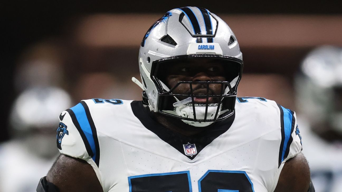 Panthers tackle Taylor Moton out after blood clot diagnosis