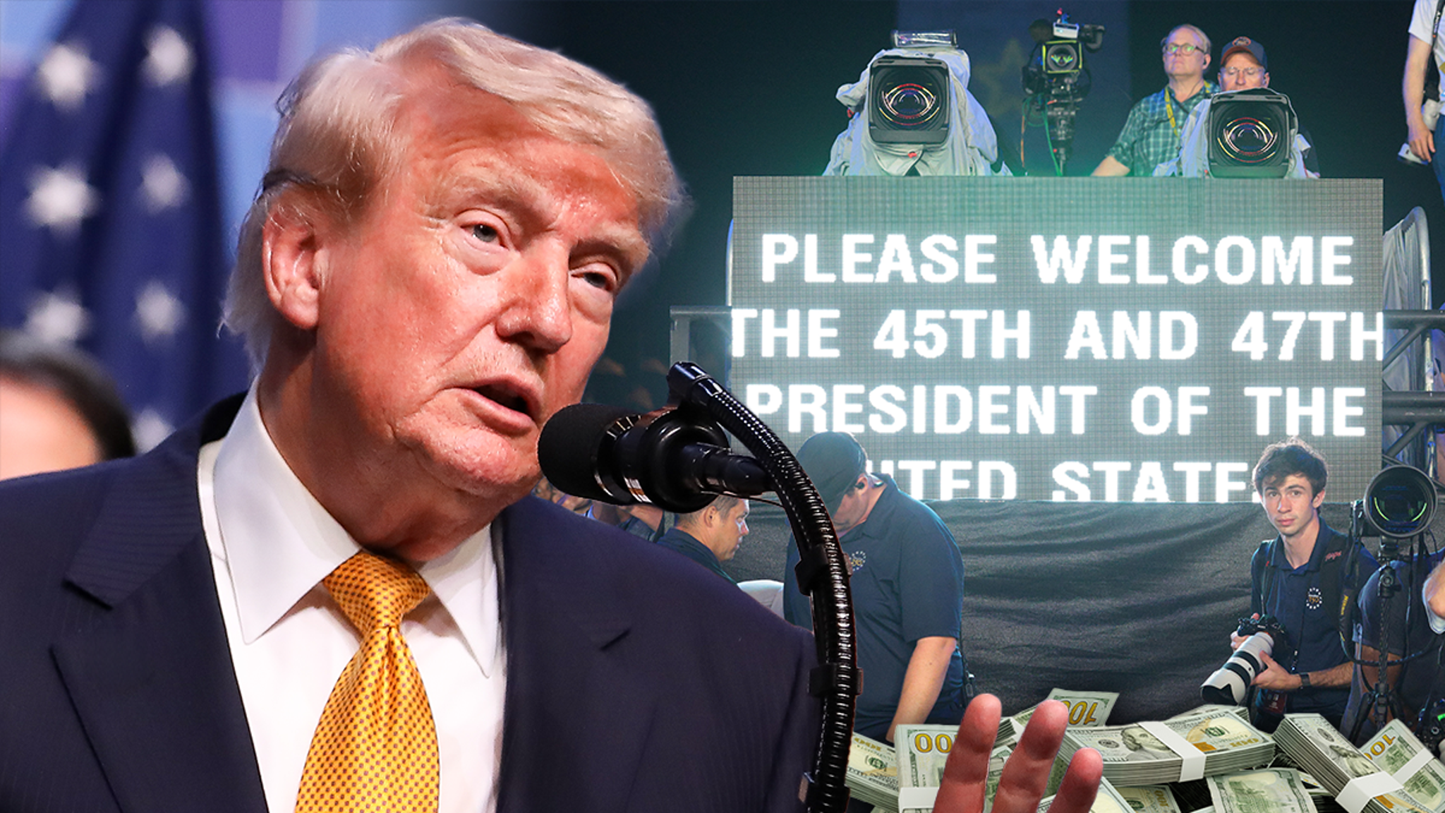 Trump teleprompter operator accused of cashing in on speech bets
