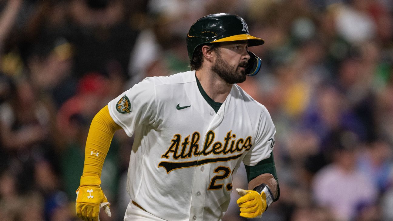 Shea Langeliers torn meniscus could end Athletics catcher’s 2026 season