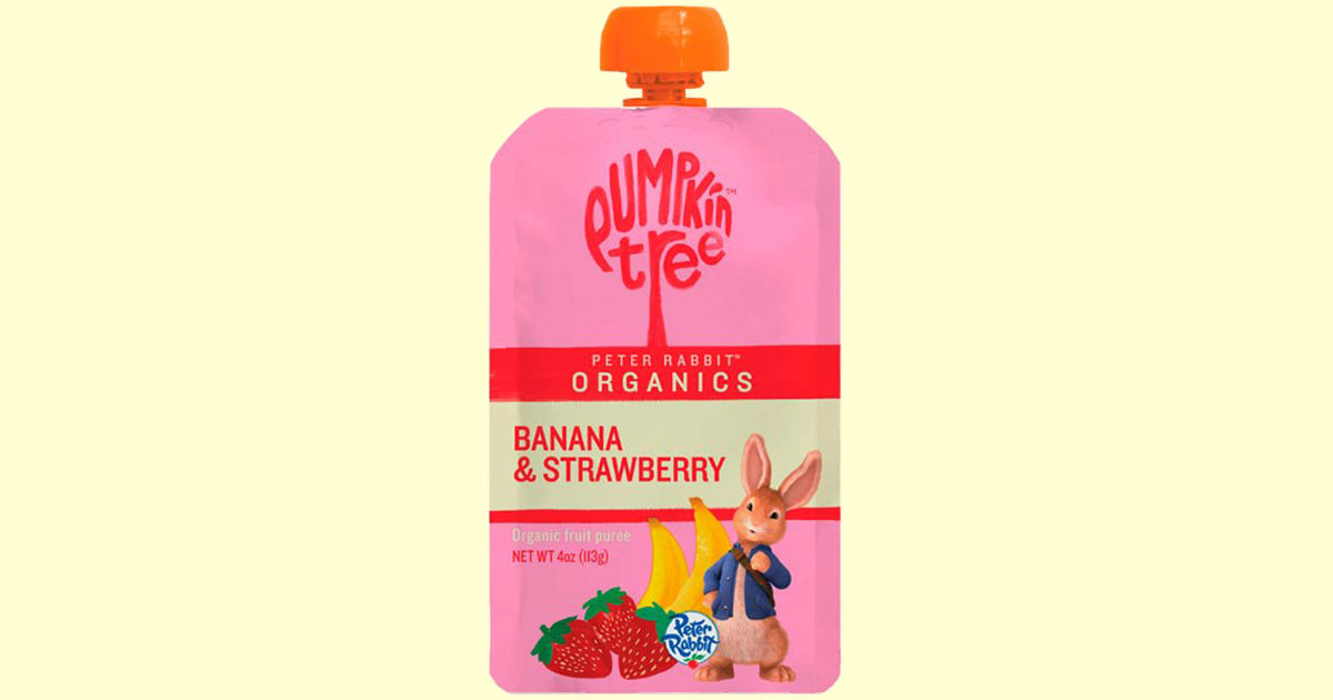 Peter Rabbit Organics recall covers 380,000 fruit pouches over plastic risk