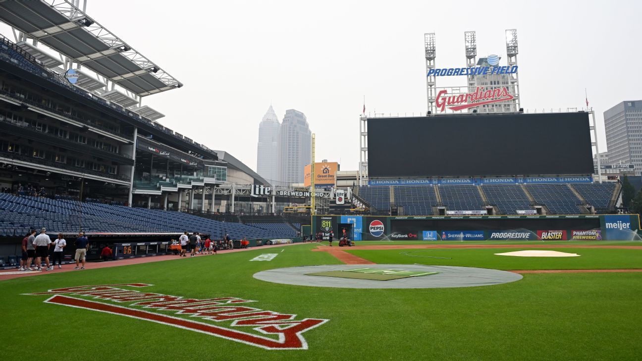 Pirates-Guardians game postponed as wildfire smoke hits Cleveland
