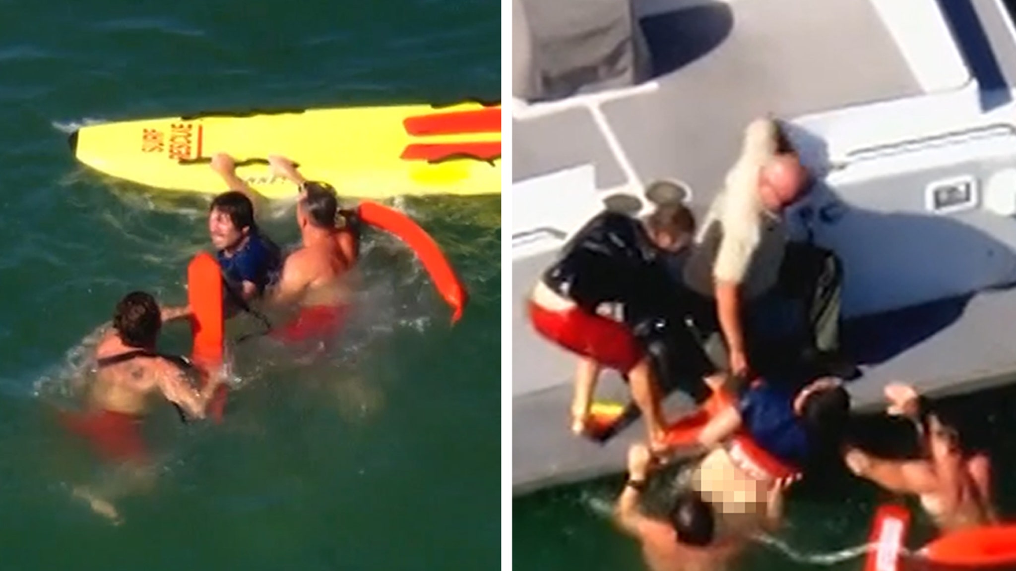 Wanted man arrested after LAPD pursuit ends in Pacific Ocean