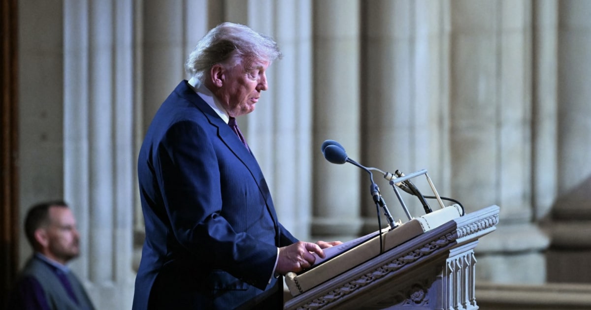 Trump Lindsey Graham tribute airs from Washington National Cathedral